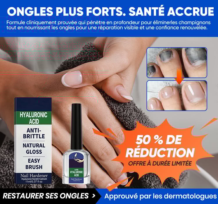 Solution Antifongique de Réparation des Ongles
