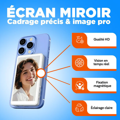MagView | Moniteur miroir pour filmer avec la caméra arrière