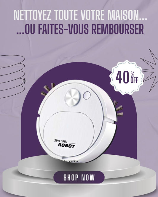 Robot aspirateur compact et intelligent pour une maison impeccable