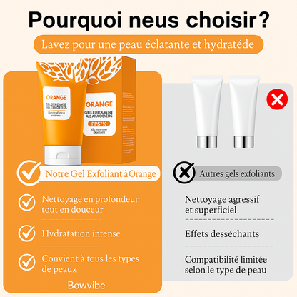 Exfoliant Gel Orange Dites adieu aux taches brunes et à la rugosité