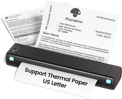 Imprimante thermique portable sans fil Mini A4