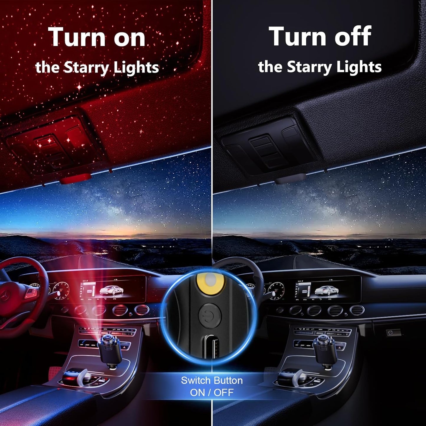 Diffuseur de parfum USB C 5 en 1 Chargeur de voiture rétractable rapide