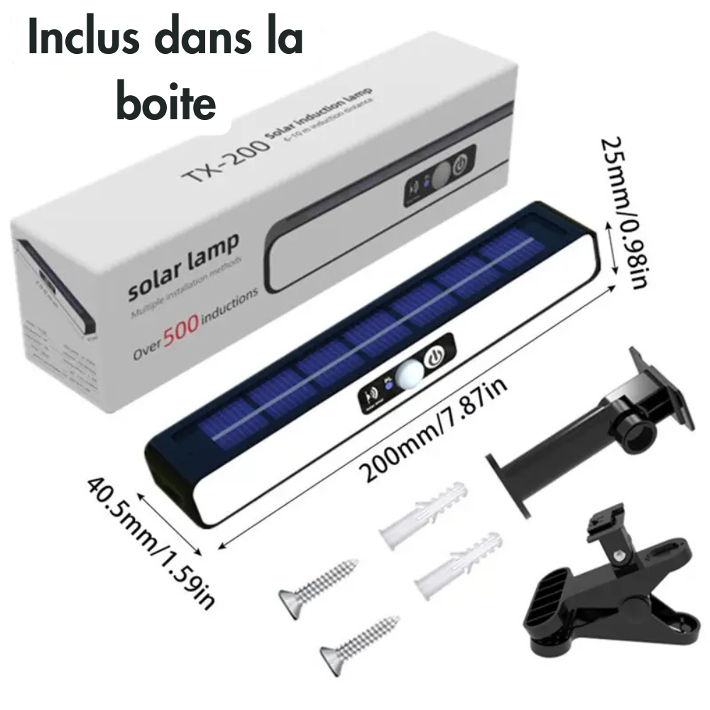 Lampe solaire à clipser – un éclairage puissant et autonome