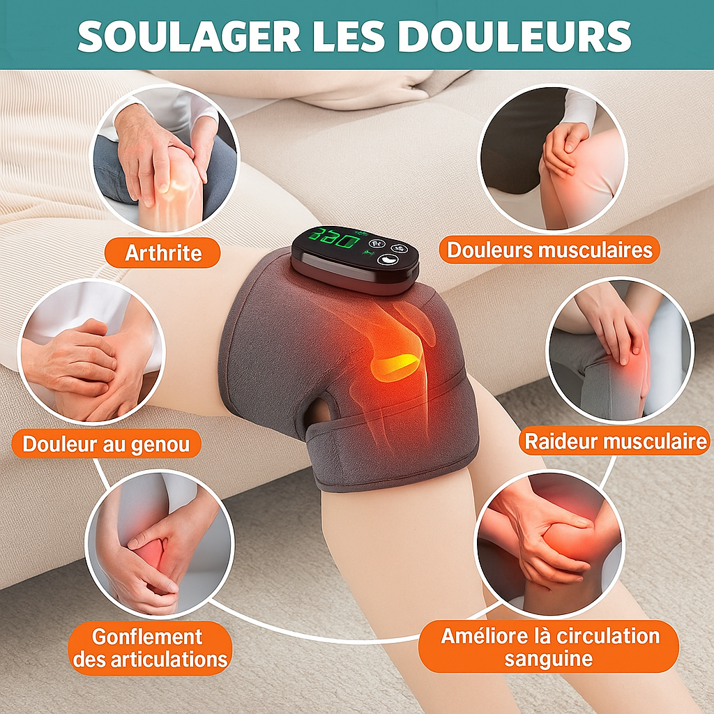 Genouillère Massante Multifonction