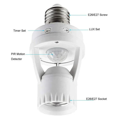 Douille de lumière du capteur de mouvement