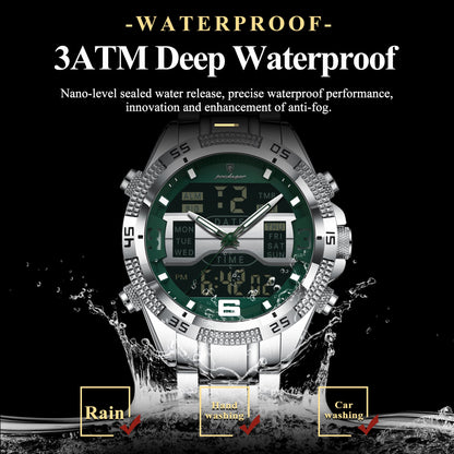 Montre Royale Exceptionnelle en Acier Inoxydable