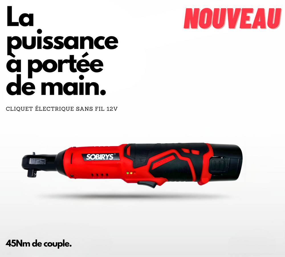 Clé à Cliquet Électrique Professionnelle Torque Master