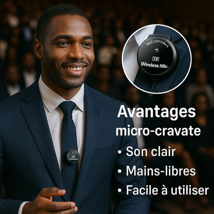 Micro Sans Fil Double pour Enregistrements Fluides