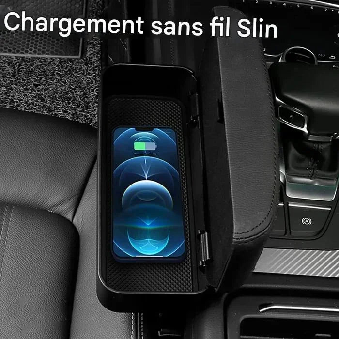 Accoudoir universel réglable en hauteur avec chargeur sans fil