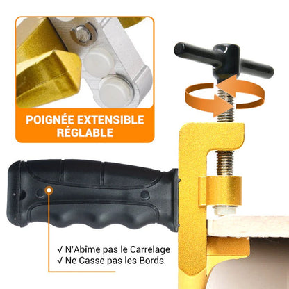 coupeur de carreaux de céramique de verre 2 en 1