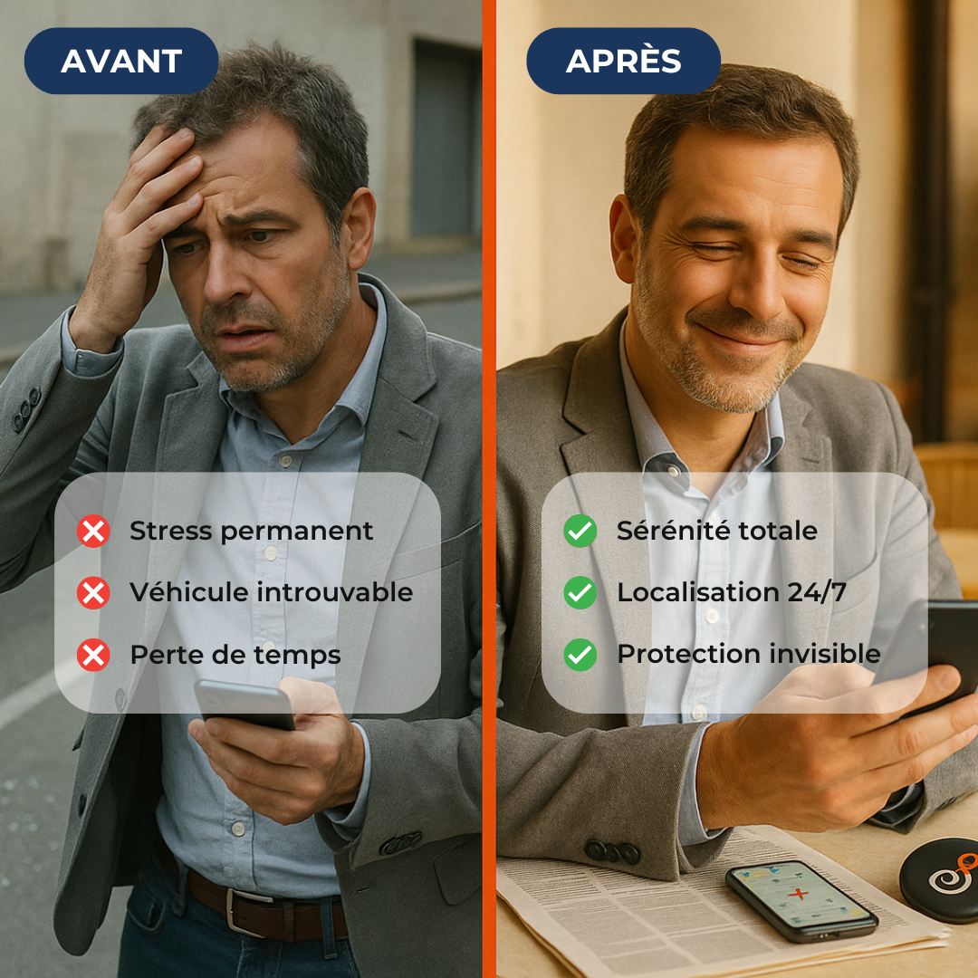 GP90 - Tracker GPS précis sans abonnement (Android/Apple)