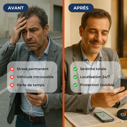 GP90 - Tracker GPS précis sans abonnement (Android/Apple)